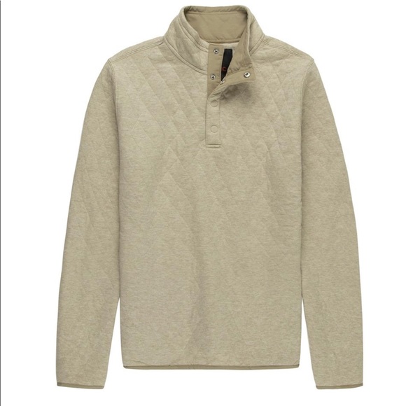 stoic quilted cotton pullover